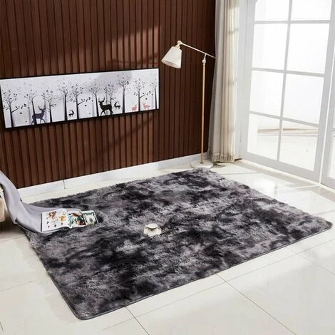 L'FLANEUR Tie-dye Dégradé Tapis Salon Table Basse Tapis Chambre Chevet Tatami Baie Vitrée Tapis Gris Foncé 4060cm ANEUR 1 L'FLANEUR Tie-dye Dégradé Tapis Salon Table Basse Tapis Chambre Chevet Tatami Baie Vitrée Tapis Gris Foncé 4060cm ANEUR