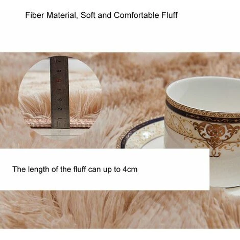 L'FLANEUR Tie-dye Dégradé Tapis Salon Table Basse Tapis Chambre Chevet Tatami Baie Vitrée Tapis Gris Foncé 4060cm ANEUR 3 L'FLANEUR Tie-dye Dégradé Tapis Salon Table Basse Tapis Chambre Chevet Tatami Baie Vitrée Tapis Gris Foncé 4060cm ANEUR – Image 3