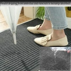 L'FLANEUR Paillassons Tapis Exterieur Terrasse Paillasson Extérieur Et Interieur Tapis Entree Antidérapant Et Anti-Poussière Tapis De Porte Lavable Cuttable Couloir Chambre - 40 60cm Gris ANEUR 8 L'FLANEUR Paillassons Tapis Exterieur Terrasse Paillasson Extérieur Et Interieur Tapis Entree Antidérapant Et Anti-Poussière Tapis De Porte Lavable Cuttable Couloir Chambre - 40 60cm Gris ANEUR -Tapis et paillasson Soldes 65358235 4