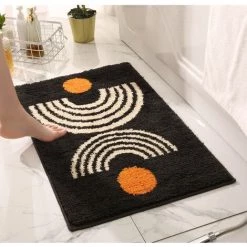 BENOBBY KIDS Tapis à Poils Longs Modernes Super Doux, 40 X 60 Cm, Tapis Antidérapant Pour Chambre à Coucher, Salon, Tapis Pour Enfants, Décoration De Jeu (gris Foncé) -Tapis et paillasson Soldes 65371676 5