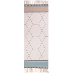 BENOBBY KIDS Tapis De Salon Moderne Avec Gland, Petits Tapis De Chambre à Poils Ras Tapis Lavables Pour Salon Chambre Salle De Bains Canapé 60x90cm-Breakfast At Tiffany's
