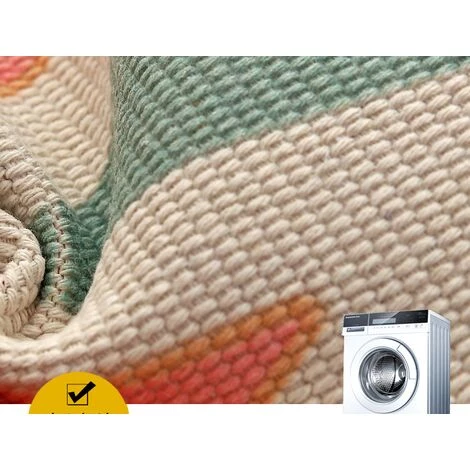 BENOBBY KIDS Tapis De Salon Moderne Avec Pompon, Petits Tapis De Chambre à Poils Ras Tapis Lavables Pour Salon Chambre Salle De Bain Canapé 60x90 Cm-Plavix 5 BENOBBY KIDS Tapis De Salon Moderne Avec Pompon, Petits Tapis De Chambre à Poils Ras Tapis Lavables Pour Salon Chambre Salle De Bain Canapé 60x90 Cm-Plavix – Image 5