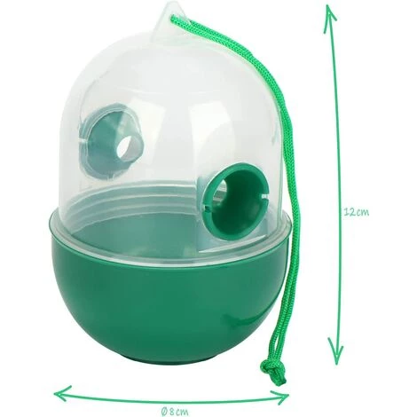 BENOBBY KIDS 4X Piège à Insectes En Plastique - Piège à Guêpes à Suspendre - Protection écologique Contre Les Guêpes, Les Mouches Et Les Frelons (4 Pièces - Transparent 12cm) 4 BENOBBY KIDS 4X Piège à Insectes En Plastique - Piège à Guêpes à Suspendre - Protection écologique Contre Les Guêpes, Les Mouches Et Les Frelons (4 Pièces - Transparent 12cm) – Image 4