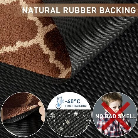 OSQI Paillasson D'intérieur 40 X 60 Cm, Tapis Noir, Tapis De Barrière Lavable, Tapis De Porte D'entrée Super Absorbant, Paillasson En Caoutchouc Antidérapant, Tapis D'entrée Robuste Anti-salissures 3 OSQI Paillasson D'intérieur 40 X 60 Cm, Tapis Noir, Tapis De Barrière Lavable, Tapis De Porte D'entrée Super Absorbant, Paillasson En Caoutchouc Antidérapant, Tapis D'entrée Robuste Anti-salissures – Image 3