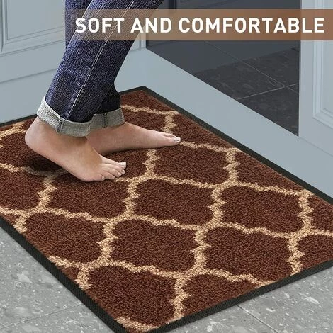 OSQI Paillasson D'intérieur 40 X 60 Cm, Tapis Noir, Tapis De Barrière Lavable, Tapis De Porte D'entrée Super Absorbant, Paillasson En Caoutchouc Antidérapant, Tapis D'entrée Robuste Anti-salissures 4 OSQI Paillasson D'intérieur 40 X 60 Cm, Tapis Noir, Tapis De Barrière Lavable, Tapis De Porte D'entrée Super Absorbant, Paillasson En Caoutchouc Antidérapant, Tapis D'entrée Robuste Anti-salissures – Image 4
