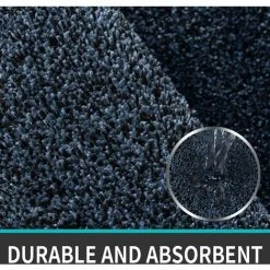 OSQI Paillasson Anti-salissures, Tapis Anti-dérapant Pour Intérieur Et Extérieur, Tapis D'entrée Super Absorbant, Lavable En Machine, Tapis De Sol Doux (bleu-noir, 50 X 80 Cm) 7 OSQI Paillasson Anti-salissures, Tapis Anti-dérapant Pour Intérieur Et Extérieur, Tapis D'entrée Super Absorbant, Lavable En Machine, Tapis De Sol Doux (bleu-noir, 50 X 80 Cm) -Tapis et paillasson Soldes 65503203 3
