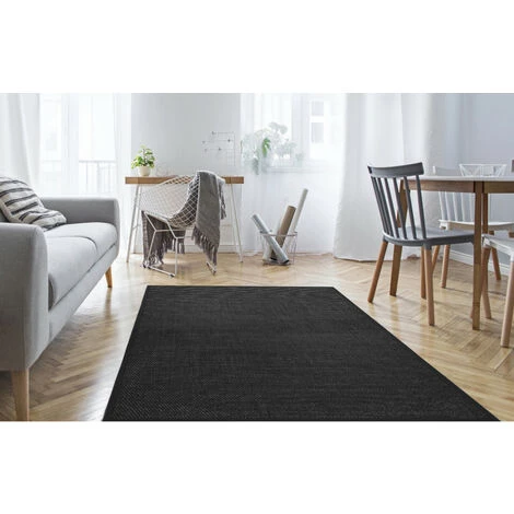 STORES DECO Tapis En Vinyle Deblon Avec Ganse, Tapis En PVC Antidérapant Et Résistant, Noir, 60 X 90cm 2 STORES DECO Tapis En Vinyle Deblon Avec Ganse, Tapis En PVC Antidérapant Et Résistant, Noir, 60 X 90cm – Image 2