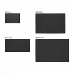 STORES DECO Tapis En Vinyle Deblon Avec Ganse, Tapis En PVC Antidérapant Et Résistant, Noir, 60 X 90cm 7 STORES DECO Tapis En Vinyle Deblon Avec Ganse, Tapis En PVC Antidérapant Et Résistant, Noir, 60 X 90cm -Tapis et paillasson Soldes 65531530 3