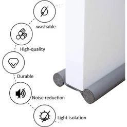 BF Bas De Porte Double Isolation Bas De Porte Anti-froid Coupe-vent De Porte Coupe-froid Double Porte -Tapis et paillasson Soldes 65653263 3