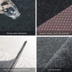 FR-LIFE BR-Vie Tapis De Porte,Noir Anthracite Paillasson antiderapant Et Absorbant 40x60 Cm,Tapis Entrée Intérieur Et Exterieur,Tapis De Porte Lavable & Ultra Absorbant Pour Couloir, Cuisine, Chambr 7 FR-LIFE BR-Vie Tapis De Porte,Noir Anthracite Paillasson antiderapant Et Absorbant 40x60 Cm,Tapis Entrée Intérieur Et Exterieur,Tapis De Porte Lavable & Ultra Absorbant Pour Couloir, Cuisine, Chambr -Tapis et paillasson Soldes 65711857 3