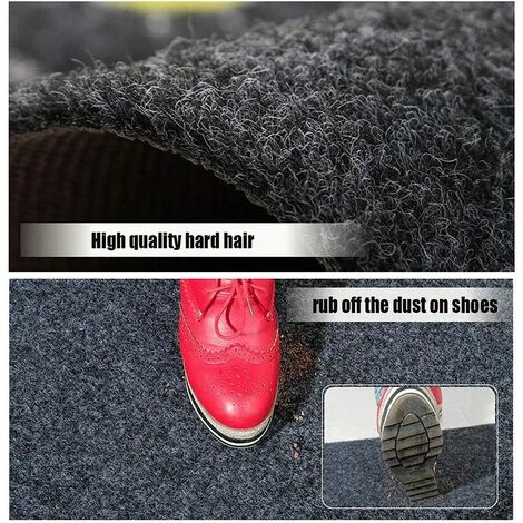 FR-LIFE BR-Vie Tapis De Porte,Noir Anthracite Paillasson antiderapant Et Absorbant 40x60 Cm,Tapis Entrée Intérieur Et Exterieur,Tapis De Porte Lavable & Ultra Absorbant Pour Couloir, Cuisine, Chambr 4 FR-LIFE BR-Vie Tapis De Porte,Noir Anthracite Paillasson antiderapant Et Absorbant 40x60 Cm,Tapis Entrée Intérieur Et Exterieur,Tapis De Porte Lavable & Ultra Absorbant Pour Couloir, Cuisine, Chambr – Image 4