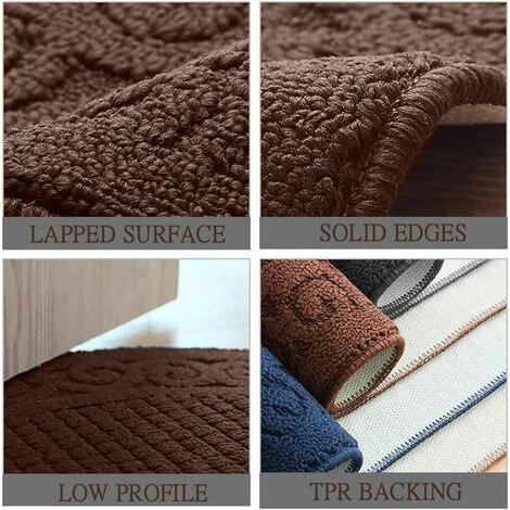 BAICCCF Paillasson Et Tapis D'entrée Paillasson D'intérieur Demi-rond 45,7 X 76,2 Cm/45 X 76 Cm, Tapis D'entrée Lavable En Machine Antidérapant Pour Porte Avant/arrière, Tapis De Sol D'entrée Absorbant à Profil Bas Demi-cercle, Tapis De Bienvenue Pour Chaussures 5 BAICCCF Paillasson Et Tapis D'entrée Paillasson D'intérieur Demi-rond 45,7 X 76,2 Cm/45 X 76 Cm, Tapis D'entrée Lavable En Machine Antidérapant Pour Porte Avant/arrière, Tapis De Sol D'entrée Absorbant à Profil Bas Demi-cercle, Tapis De Bienvenue Pour Chaussures – Image 5