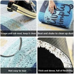 BAICCCF Paillasson Et Tapis D'entrée 20 "x 32" Jaune Intérieur Extérieur Paillasson Tapis Anti-dérapant Tapis De Porte Tapis De Bienvenue Tapis De Sol De Style Ethnique Marocain - Jaune -Tapis et paillasson Soldes 65748769 4