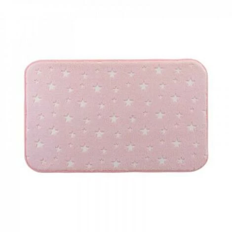LC Tapis Rectangle, Rose, 50 X 80 Cm, Flanelle Unie P 1 LC Tapis Rectangle, Rose, 50 X 80 Cm, Flanelle Unie P