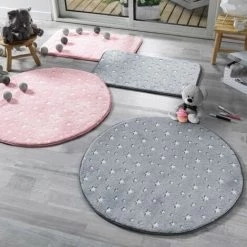 LC Tapis Rectangle, Gris, 50 X 80 Cm, Flanelle Unie P -Tapis et paillasson Soldes 65782899 4
