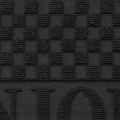 LC Tapis D'entrée Demi-lune, Noir 45 X 75 Cm, Relief -Tapis et paillasson Soldes 65784946 3