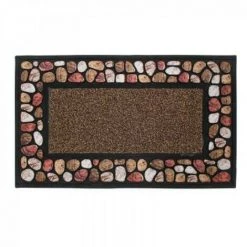 LC Tapis D'entrée Rectangle, 75x45x0.5, Relief Pvc, C