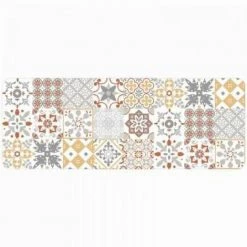 LC Tapis Déco Rectangle, Orange 45 X 120 Cm, Mousse I