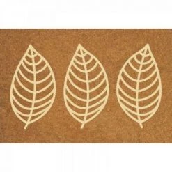 LC Paillasson Rectangle, 40x60x1.5, Coco Frappe, Feui