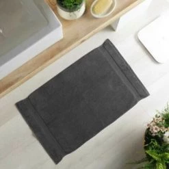 LC Tapis De Bain, Anthracite, 50x85x0.5, éponge Unie,