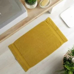 LC Tapis De Bain, Miel, 50x85x0.5, éponge Unie, Color