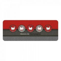 LC Tapis Déco Rectangle, 45x120x0.5, Mousse Imprimée,