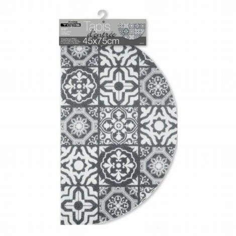 LC Tapis D'entrée Demi-lune, 45 X 75 Cm, Pvc Lisbonne 2 LC Tapis D'entrée Demi-lune, 45 X 75 Cm, Pvc Lisbonne – Image 2