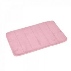 LC Tapis Microfibre Unis, Rose Poudre, 40x60x1, Micro