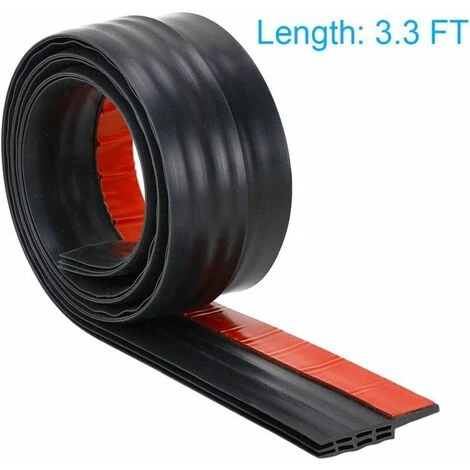 MERéTéET Porte Bas Joint Strip - Autocollant Sous Porte Coupe-Bise Bise, Anti-Bruit, Anti-Bug En Noir 5 MERéTéET Porte Bas Joint Strip - Autocollant Sous Porte Coupe-Bise Bise, Anti-Bruit, Anti-Bug En Noir – Image 5