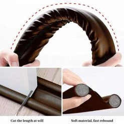 LUCKY-88 Couture De Porte Bas De Porte Bande D'étanchéité Chambre Coupe-vent Et Coupe-vent Marron -Tapis et paillasson Soldes 65800136 3