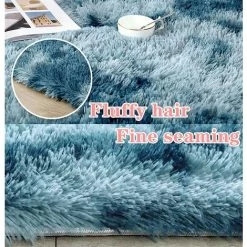 BDD Tapis Furry Round Design Moderne Intérieur Anti-dérapant Décor Moderne Super Doux En Peluche Maison Tapis De Chambre Tapis De Soins Infirmiers -Tapis et paillasson Soldes 65905888 4