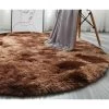 BDD Tapis Furry Round Design Moderne Intérieur Anti-dérapant Décor Moderne Super Doux En Peluche Maison Tapis De Chambre Tapis De Soins Infirmiers