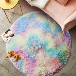 BDD Tapis Furry Round Design Moderne Intérieur Anti-dérapant Décor Moderne Super Doux En Peluche Maison Tapis De Chambre Tapis De Soins Infirmiers 9 BDD Tapis Furry Round Design Moderne Intérieur Anti-dérapant Décor Moderne Super Doux En Peluche Maison Tapis De Chambre Tapis De Soins Infirmiers -Tapis et paillasson Soldes 65905932 5