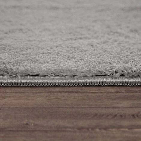 Paco Home Tapis De Salon Poils Ras Lavable Monochrome Style Moderne Gris 200x280 Cm 2 Paco Home Tapis De Salon Poils Ras Lavable Monochrome Style Moderne Gris 200x280 Cm – Image 2