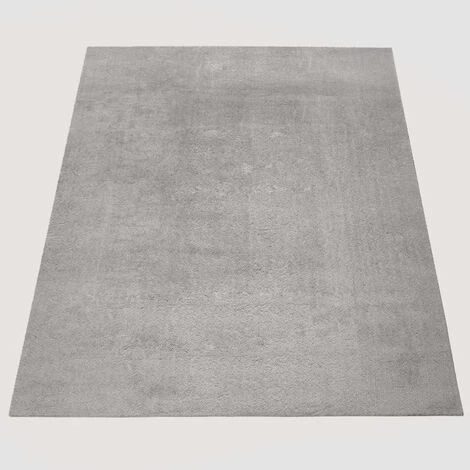 Paco Home Tapis De Salon Poils Ras Lavable Monochrome Style Moderne Gris 200x280 Cm 5 Paco Home Tapis De Salon Poils Ras Lavable Monochrome Style Moderne Gris 200x280 Cm – Image 5