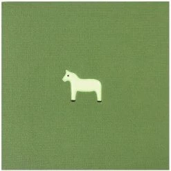 LangRay Tapis De Sol Pour Chambre à Coucher Tapis De Protection Lavable Coussin D'épissure Sans Colle Tapis De Cuisine Anti-huile - Poney [vert Fruit] 30cm*30cm