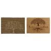 BRICOMARTEAU Paillasson DKD Home Decor Marron PVC Fibre Arbre (2 Pcs) (60 X 40 X 1.5 Cm)