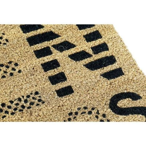 BRICOMARTEAU Paillasson DKD Home Decor Marron Noir PVC Fibre (2 Pcs) (60 X 40 X 1.5 Cm) 3 BRICOMARTEAU Paillasson DKD Home Decor Marron Noir PVC Fibre (2 Pcs) (60 X 40 X 1.5 Cm) – Image 3