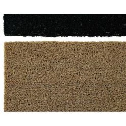 BRICOMARTEAU Paillasson DKD Home Decor Marron Noir PVC Coco Coeur (2 Pcs) (60 X 40 X 1.5 Cm) -Tapis et paillasson Soldes 65927342 4