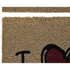 BRICOMARTEAU Paillasson DKD Home Decor I Love Home Marron Rouge Vert PVC Coco (2 Pcs) (60 X 40 X 1.5 Cm) 7 BRICOMARTEAU Paillasson DKD Home Decor I Love Home Marron Rouge Vert PVC Coco (2 Pcs) (60 X 40 X 1.5 Cm) -Tapis et paillasson Soldes 65927456 4