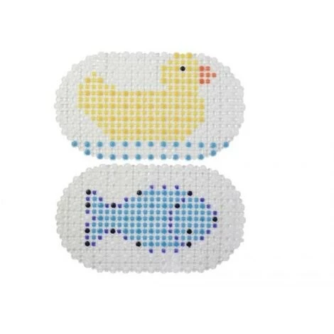 BRICOMARTEAU Tapis De Bain DKD Home Decor Multicouleur PVC (2 Pcs) (69 X 1 X 39 Cm) 1 BRICOMARTEAU Tapis De Bain DKD Home Decor Multicouleur PVC (2 Pcs) (69 X 1 X 39 Cm)