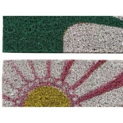 BRICOMARTEAU Paillasson DKD Home Decor Rose Caoutchouc Menthe Blanc Jaune 2 Unités Fibres De Coco (60 X 40 X 0,5 Cm) 5 BRICOMARTEAU Paillasson DKD Home Decor Rose Caoutchouc Menthe Blanc Jaune 2 Unités Fibres De Coco (60 X 40 X 0,5 Cm) -Tapis et paillasson Soldes 65932217 3