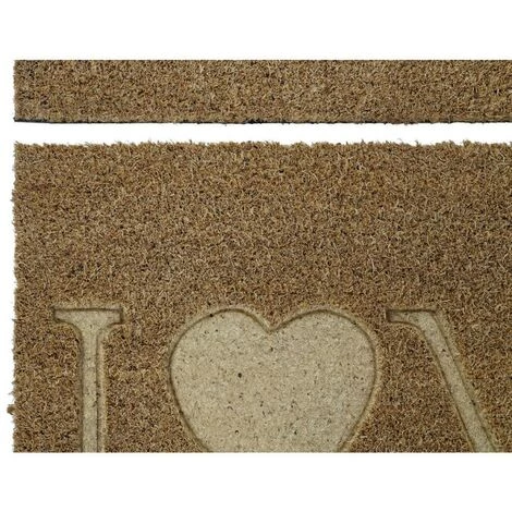 BRICOMARTEAU Paillasson DKD Home Decor Marron Caoutchouc 2 Unités Urbaine Fibres De Coco (60 X 40 X 1,5 Cm) 3 BRICOMARTEAU Paillasson DKD Home Decor Marron Caoutchouc 2 Unités Urbaine Fibres De Coco (60 X 40 X 1,5 Cm) – Image 3