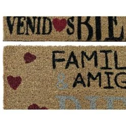 BRICOMARTEAU Paillasson DKD Home Decor Rouge Noir Marron Caoutchouc 2 Unités Urbaine Fibres De Coco (60 X 40 X 1,5 Cm) 5 BRICOMARTEAU Paillasson DKD Home Decor Rouge Noir Marron Caoutchouc 2 Unités Urbaine Fibres De Coco (60 X 40 X 1,5 Cm) -Tapis et paillasson Soldes 65932492 3