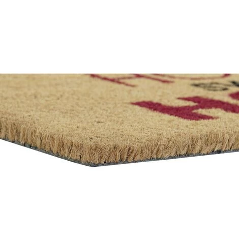 BRICOMARTEAU Paillasson DKD Home Decor Rouge Noir Marron Caoutchouc 2 Unités Fibres De Coco (60 X 40 X 0,5 Cm) 2 BRICOMARTEAU Paillasson DKD Home Decor Rouge Noir Marron Caoutchouc 2 Unités Fibres De Coco (60 X 40 X 0,5 Cm) – Image 2