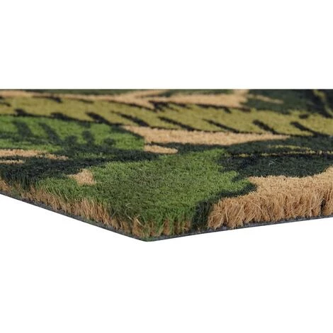 BRICOMARTEAU Paillasson DKD Home Decor Noir Marron Caoutchouc Vert 2 Unités Fibres De Coco (60 X 40 X 1,5 Cm) 2 BRICOMARTEAU Paillasson DKD Home Decor Noir Marron Caoutchouc Vert 2 Unités Fibres De Coco (60 X 40 X 1,5 Cm) – Image 2