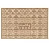 BRICOMARTEAU Tapis Healthy Food Beige Polyamide Latex (40 X 1 X 60 Cm)