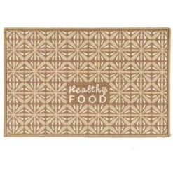 BRICOMARTEAU Tapis Healthy Food Beige Polyamide Latex (40 X 1 X 60 Cm)