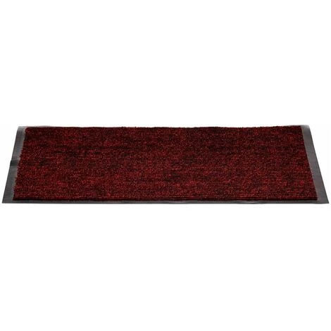 BRICOMARTEAU Paillasson Rouge Polyester PVC (40 X 2 X 60 Cm) 1 BRICOMARTEAU Paillasson Rouge Polyester PVC (40 X 2 X 60 Cm)
