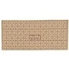 BRICOMARTEAU Tapis Healthy Food Beige Polyamide Latex (40 X 1 X 90 Cm)